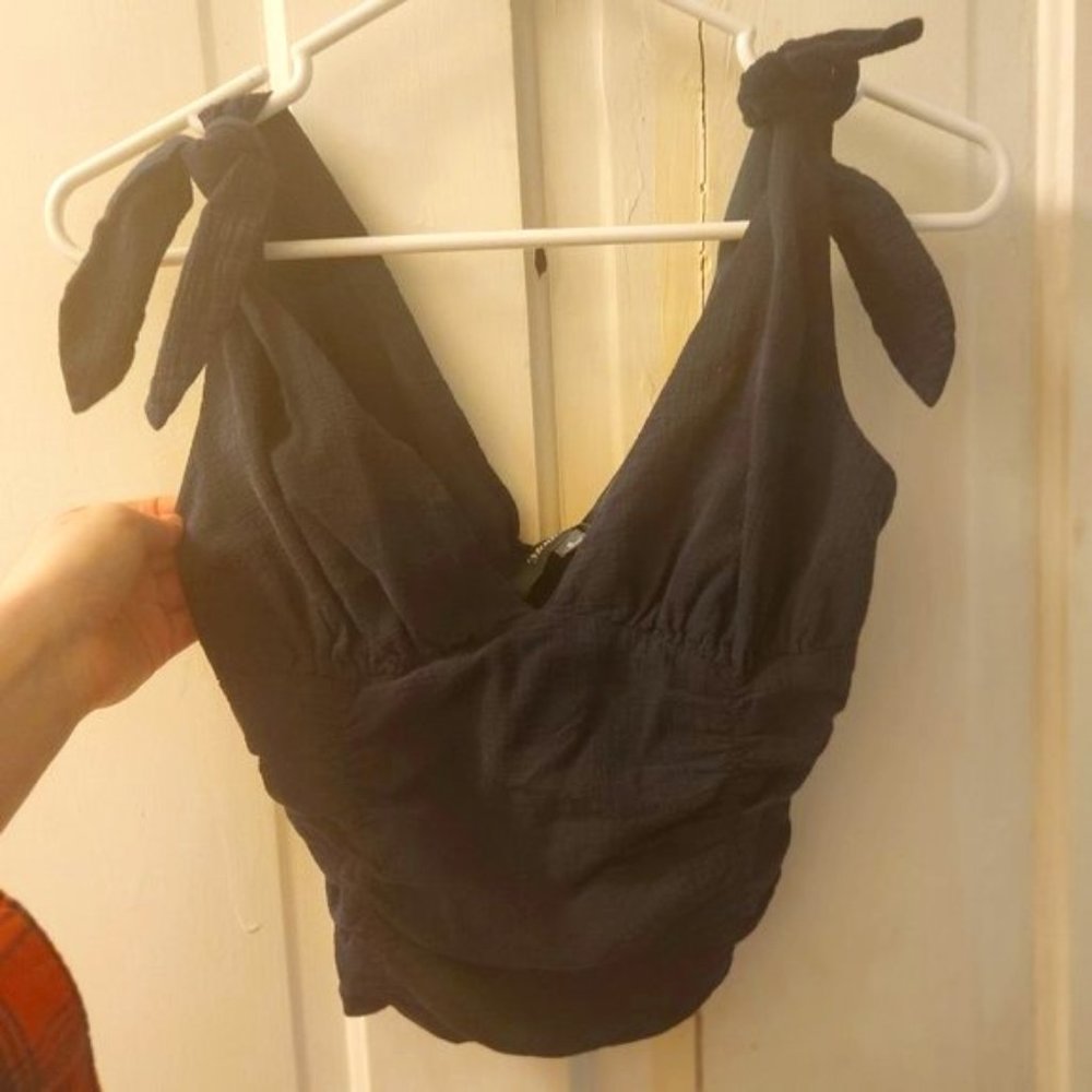 modcloth navy tank top